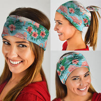 Flamingo Hawaii Summer Neck Gaiter Hawaiian Lei Pakala Motifs Tropical Style LT14 - Polynesian Pride
