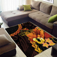 Papua New Guinea Independence Day Area Rug 50th Anniversary Papua Niu Gini Bird Of Paradise LT14