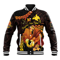 Papua New Guinea Independence Day Baseball Jacket 50th Anniversary Papua Niu Gini Bird Of Paradise LT14