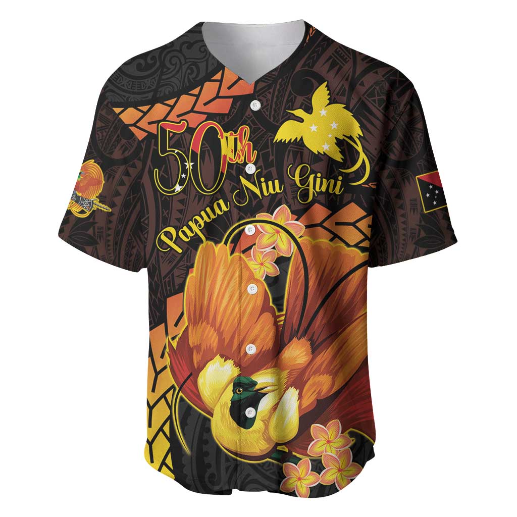 Papua New Guinea Independence Day Baseball Jersey 50th Anniversary Papua Niu Gini Bird Of Paradise LT14