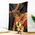 Papua New Guinea Independence Day Blanket 50th Anniversary Papua Niu Gini Bird Of Paradise LT14