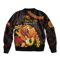 Papua New Guinea Independence Day Bomber Jacket 50th Anniversary Papua Niu Gini Bird Of Paradise LT14