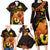 Papua New Guinea Independence Day Family Matching Long Sleeve Bodycon Dress and Hawaiian Shirt 50th Anniversary Papua Niu Gini Bird Of Paradise LT14