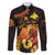 Papua New Guinea Independence Day Family Matching Long Sleeve Bodycon Dress and Hawaiian Shirt 50th Anniversary Papua Niu Gini Bird Of Paradise LT14