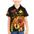 Papua New Guinea Independence Day Family Matching Mermaid Dress and Hawaiian Shirt 50th Anniversary Papua Niu Gini Bird Of Paradise LT14