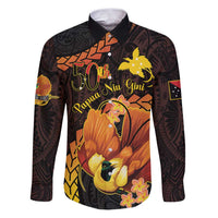 Papua New Guinea Independence Day Family Matching Puletasi and Hawaiian Shirt 50th Anniversary Papua Niu Gini Bird Of Paradise LT14