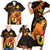 Papua New Guinea Independence Day Family Matching Short Sleeve Bodycon Dress and Hawaiian Shirt 50th Anniversary Papua Niu Gini Bird Of Paradise LT14