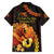 Papua New Guinea Independence Day Family Matching Short Sleeve Bodycon Dress and Hawaiian Shirt 50th Anniversary Papua Niu Gini Bird Of Paradise LT14