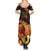 Papua New Guinea Independence Day Family Matching Summer Maxi Dress and Hawaiian Shirt 50th Anniversary Papua Niu Gini Bird Of Paradise LT14