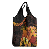 Papua New Guinea Independence Day Grocery Bag 50th Anniversary Papua Niu Gini Bird Of Paradise LT14