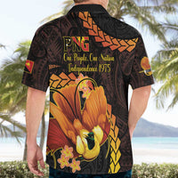 Papua New Guinea Independence Day Hawaiian Shirt 50th Anniversary Papua Niu Gini Bird Of Paradise LT14