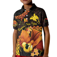 Papua New Guinea Independence Day Kid Polo Shirt 50th Anniversary Papua Niu Gini Bird Of Paradise LT14