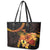 Papua New Guinea Independence Day Leather Tote Bag 49th Anniversary Papua Niu Gini Bird Of Paradise