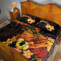 Papua New Guinea Independence Day Quilt Bed Set 50th Anniversary Papua Niu Gini Bird Of Paradise LT14