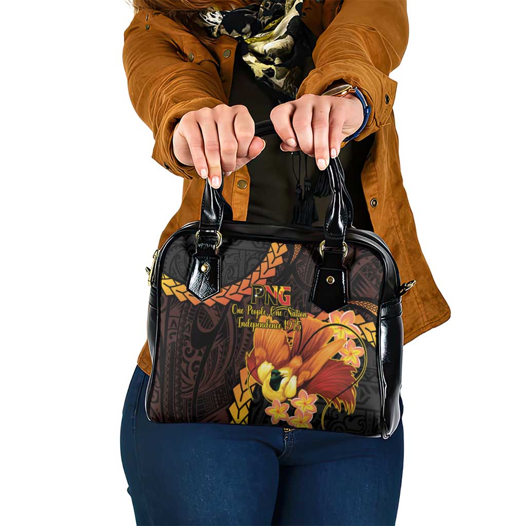 Papua New Guinea Independence Day Shoulder Handbag 50th Anniversary Papua Niu Gini Bird Of Paradise LT14