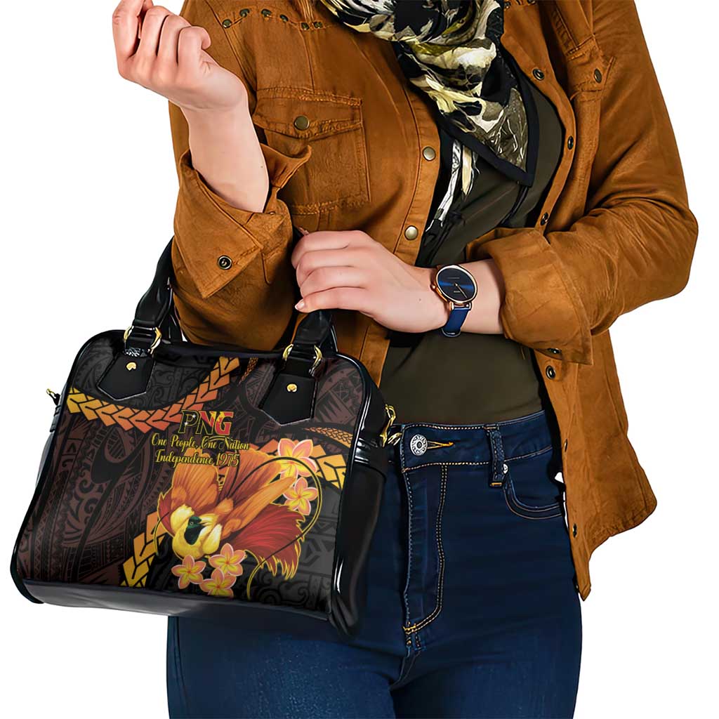 Papua New Guinea Independence Day Shoulder Handbag 50th Anniversary Papua Niu Gini Bird Of Paradise LT14