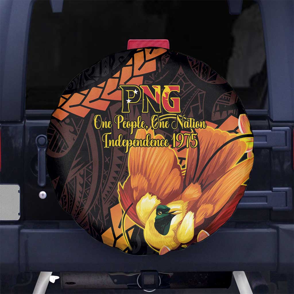 Papua New Guinea Independence Day Spare Tire Cover 50th Anniversary Papua Niu Gini Bird Of Paradise LT14