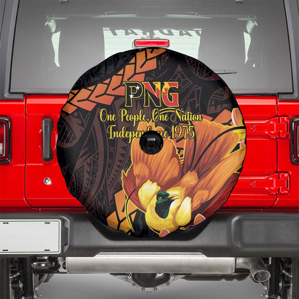 Papua New Guinea Independence Day Spare Tire Cover 50th Anniversary Papua Niu Gini Bird Of Paradise LT14