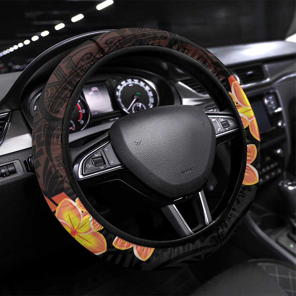Papua New Guinea Independence Day Steering Wheel Cover 50th Anniversary Papua Niu Gini Bird Of Paradise LT14
