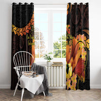 Papua New Guinea Independence Day Window Curtain 50th Anniversary Papua Niu Gini Bird Of Paradise LT14