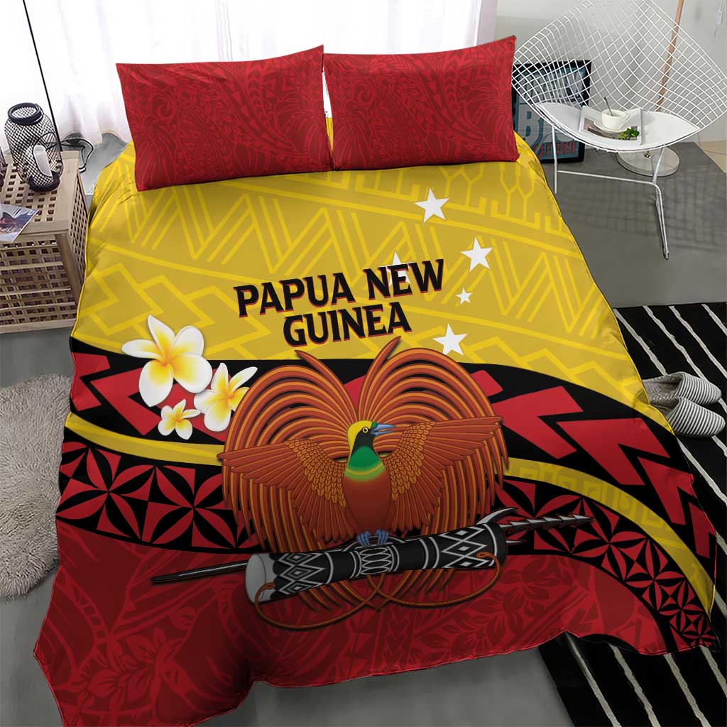 Papua New Guinea Independence Day Bedding Set Since 1975 Unity In Diversity