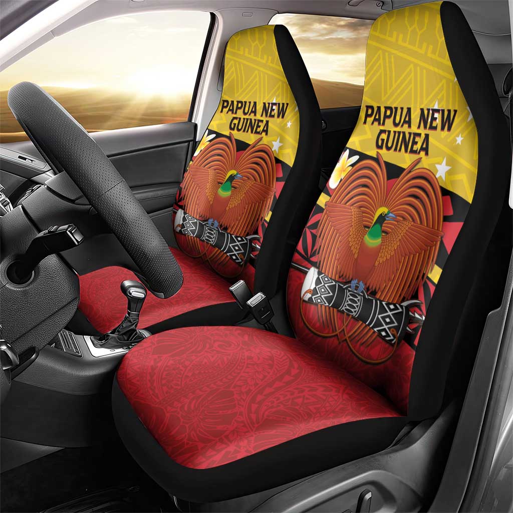 Papua New Guinea Independence Day Car Seat Cover Since 1975 Unity In Diversity