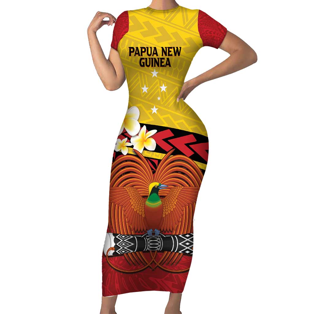 Papua New Guinea Independence Day Family Matching Short Sleeve Bodycon Dress and Hawaiian Shirt Since 1975 Unity In Diversity