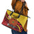 Papua New Guinea Independence Day Leather Tote Bag Since 1975 Unity In Diversity