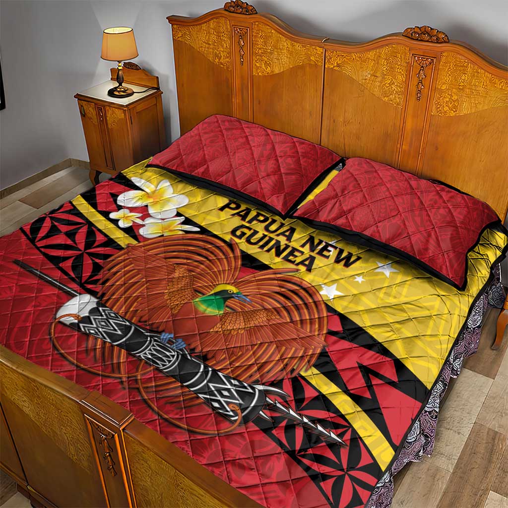 Papua New Guinea Independence Day Quilt Bed Set Since 1975 Unity In Diversity