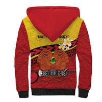 Papua New Guinea Independence Day Sherpa Hoodie Since 1975 Unity In Diversity