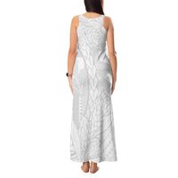 Samoa White Sunday Tank Maxi Dress Lotu Tamaiti Siapo With Teuila