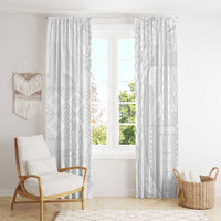 Samoa White Sunday Window Curtain Lotu Tamaiti Siapo With Teuila