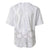 Tonga White Sunday Baseball Jersey Manuia le Aso Sa o Tamaiti Heilala With Ngatu Pattern