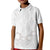 Tonga White Sunday Kid Polo Shirt Manuia le Aso Sa o Tamaiti Heilala With Ngatu Pattern