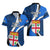 Fiji Rugby Hawaiian Shirt World Cup 2023 Go Champions Fijian Tapa Blue Version LT14 - Polynesian Pride