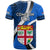 Fiji Rugby T Shirt World Cup 2023 Go Champions Fijian Tapa Blue Version LT14 - Polynesian Pride