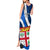 Fiji Rugby Tank Maxi Dress World Cup 2023 Go Champions Fijian Tapa Blue Version LT14 - Polynesian Pride