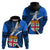 Custom Fiji Rugby Hoodie World Cup 2023 Go Champions Fijian Tapa Blue Version LT14 - Polynesian Pride