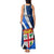 Custom Fiji Rugby Tank Maxi Dress World Cup 2023 Go Champions Fijian Tapa Blue Version LT14 - Polynesian Pride