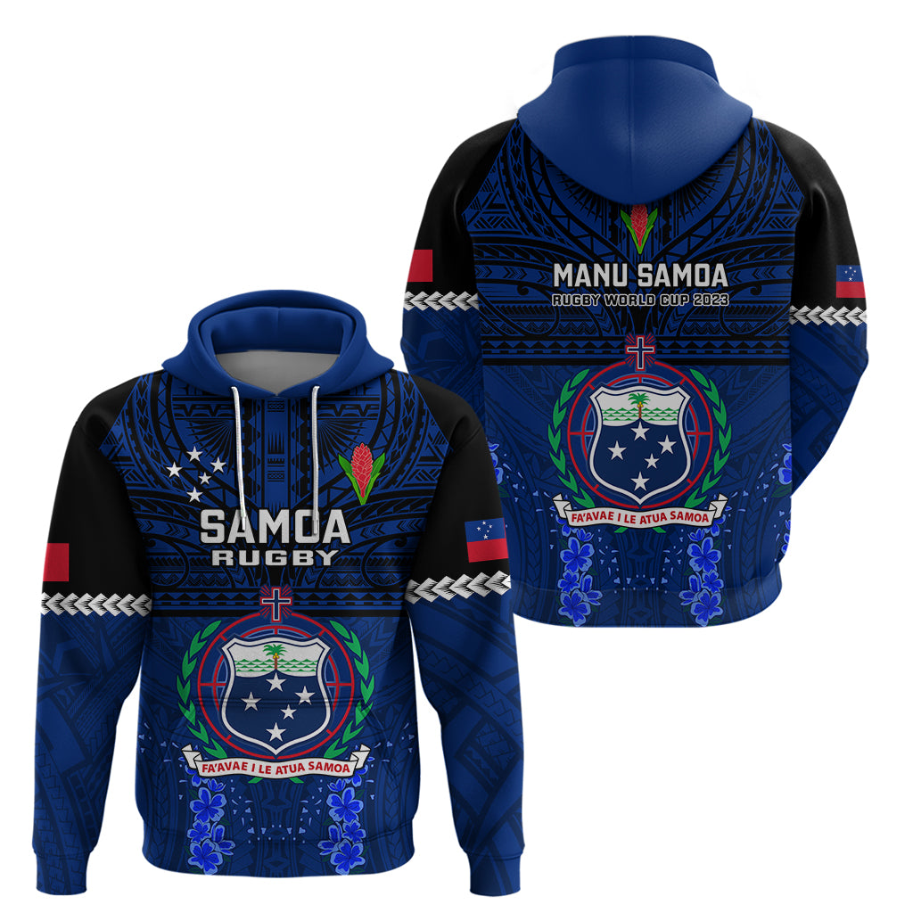 Samoa Rugby Hoodie World Cup 2023 Go Champions Manu Samoa LT14 - Polynesian Pride