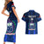 Custom Samoa Rugby Couples Matching Short Sleeve Bodycon Dress and Hawaiian Shirt World Cup 2023 Go Champions Manu Samoa LT14 - Polynesian Pride