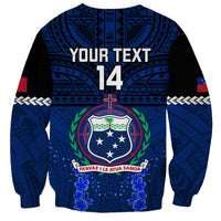 Custom Samoa Rugby Sweatshirt World Cup 2023 Go Champions Manu Samoa LT14 - Polynesian Pride