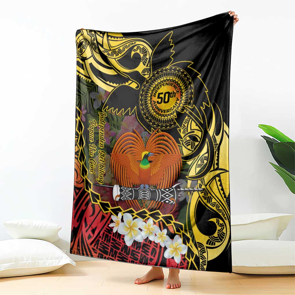 Papua New Guinea 50th Independence Anniversary Blanket Independen Stet bilong Papua Niu Gini LT14