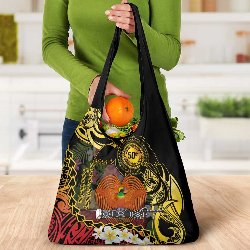 Papua New Guinea 50th Independence Anniversary Grocery Bag Independen Stet bilong Papua Niu Gini LT14