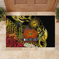 Papua New Guinea 50th Independence Anniversary Rubber Doormat Independen Stet bilong Papua Niu Gini LT14