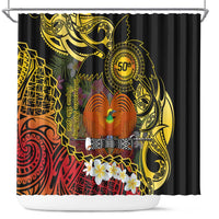 Papua New Guinea 50th Independence Anniversary Shower Curtain Independen Stet bilong Papua Niu Gini LT14