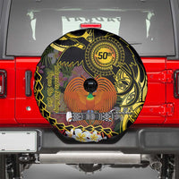 Papua New Guinea 50th Independence Anniversary Spare Tire Cover Independen Stet bilong Papua Niu Gini LT14