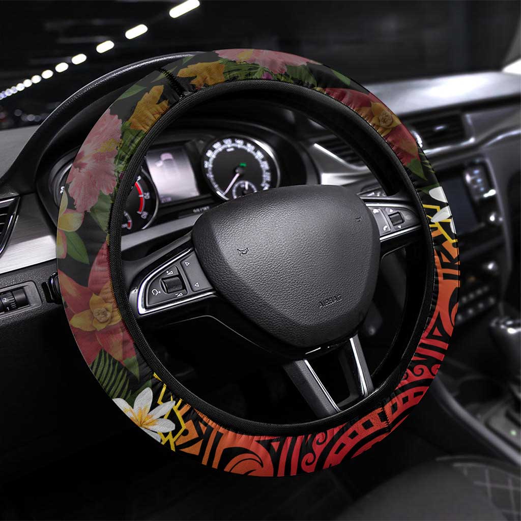 Papua New Guinea 50th Independence Anniversary Steering Wheel Cover Independen Stet bilong Papua Niu Gini LT14