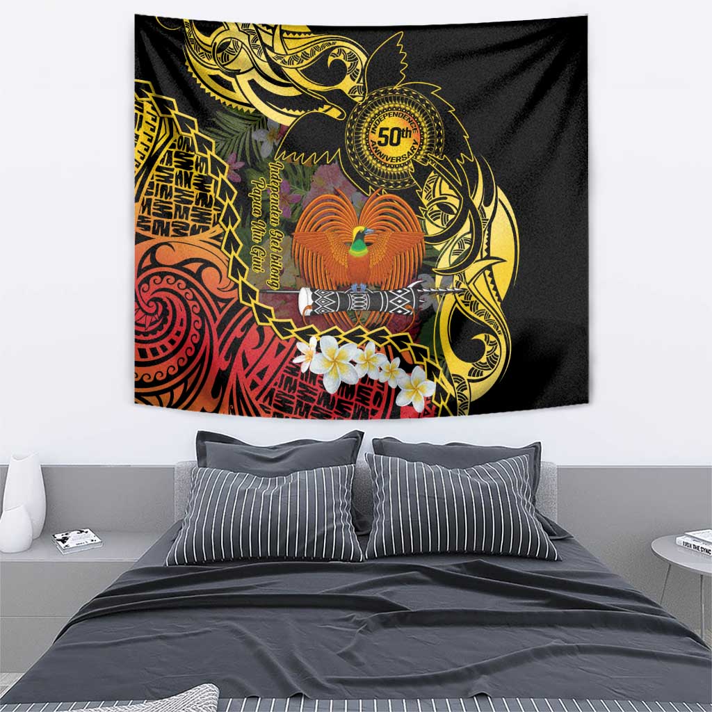 Papua New Guinea 50th Independence Anniversary Tapestry Independen Stet bilong Papua Niu Gini LT14