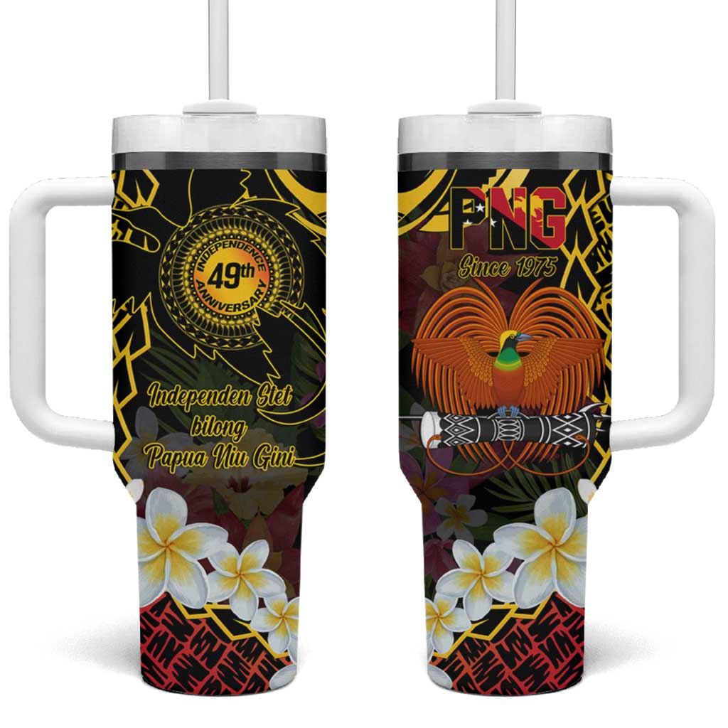 Papua New Guinea 49th Independence Anniversary Tumbler With Handle Independen Stet bilong Papua Niu Gini